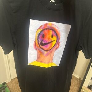 Nike Black Tee with Colorful Graphic
